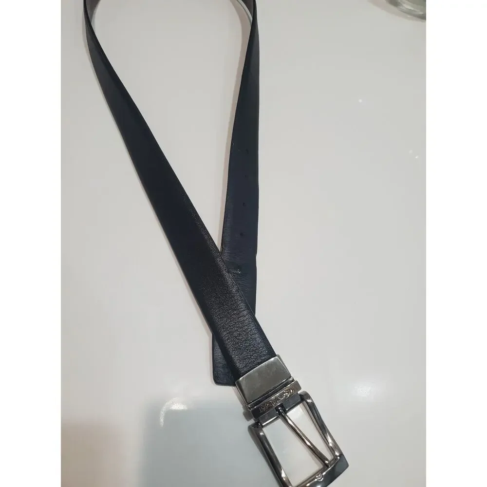 Vintage Yves Saint Laurent Reversible Leather Belt size 36